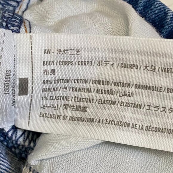 Abercrombie & Fitch The Ankle Straight Ultra High Rise Jeans Size 26/ 2R - Picture 5 of 10